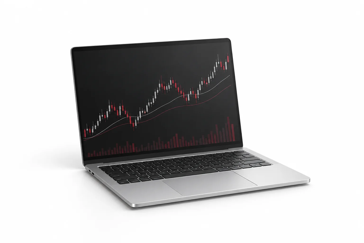 Browser-based trading platform illustration