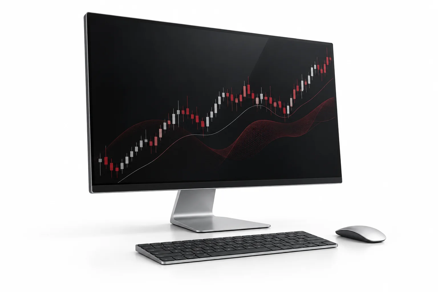 Desktop trading platform illustration